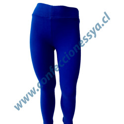 Calza Larga Azul Rey Lycra...