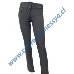 Pantalon Gris Escolar Femenino