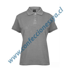 Polera Pique M/Corta Gris...