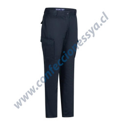 Pantalon Cargo Azul Marino...