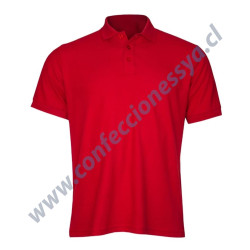 Polera Pique M/Corta Roja...